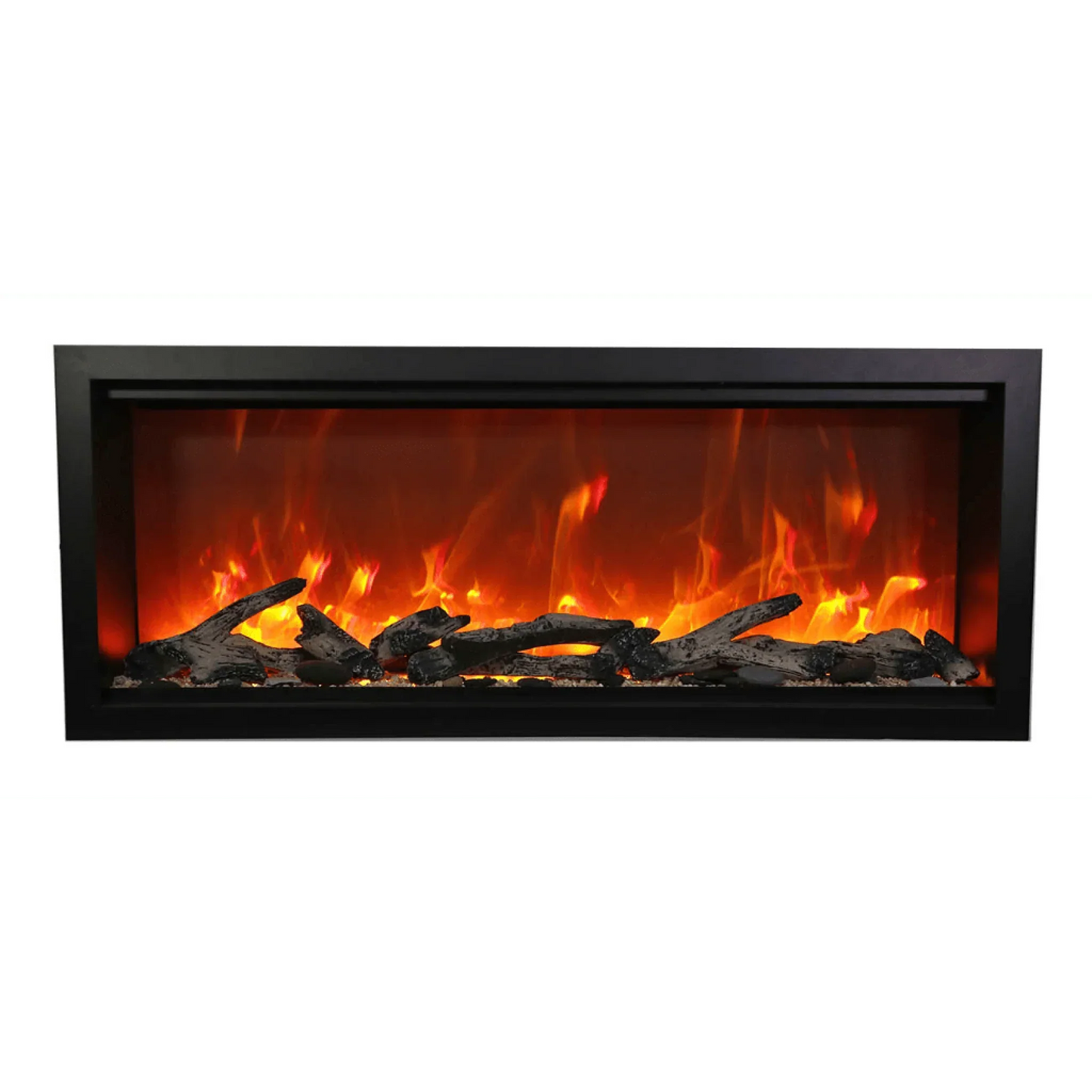 Amantii Symmetry Xtra Tall 74" Indoor Outdoor Built-In Smart Electric Fireplace | SYM-74-XT