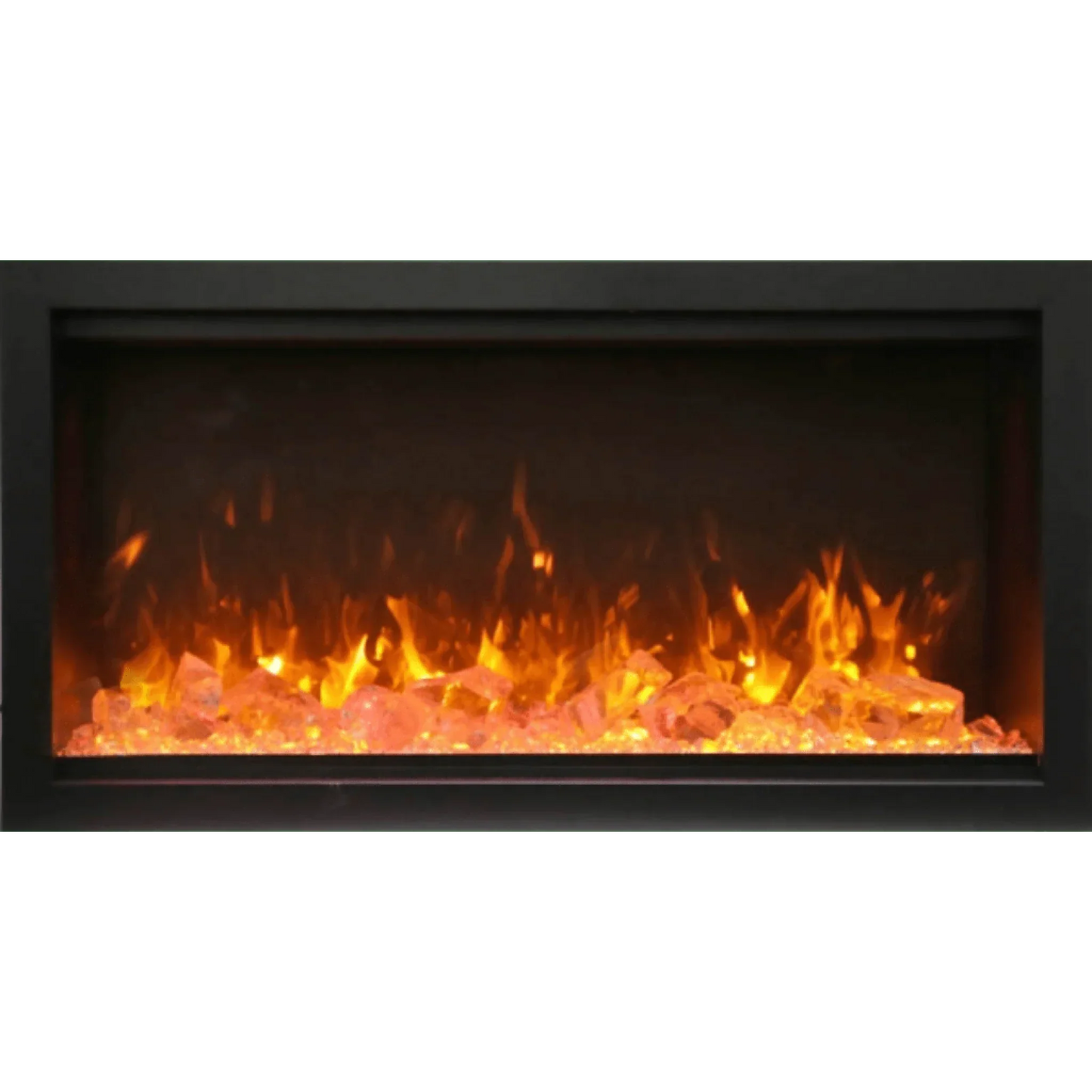 Amantii Symmetry Xtra Tall 74" Indoor Outdoor Built-In Smart Electric Fireplace | SYM-74-XT