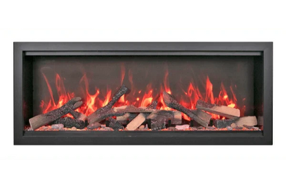 Amantii Symmetry Extra Tall Bespoke 50" Indoor Outdoor Built-In Smart Electric Fireplace | SYM-50-XT-BESPOKE