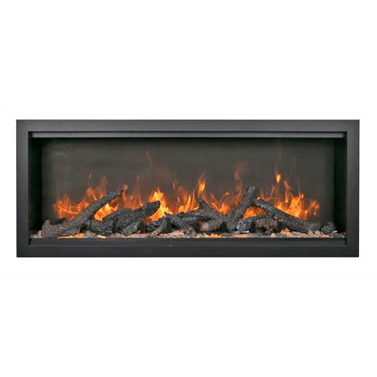 Amantii Symmetry Extra Tall Bespoke 60" Indoor Outdoor Built-In Smart Electric Fireplace | SYM-60-XT-BESPOKE