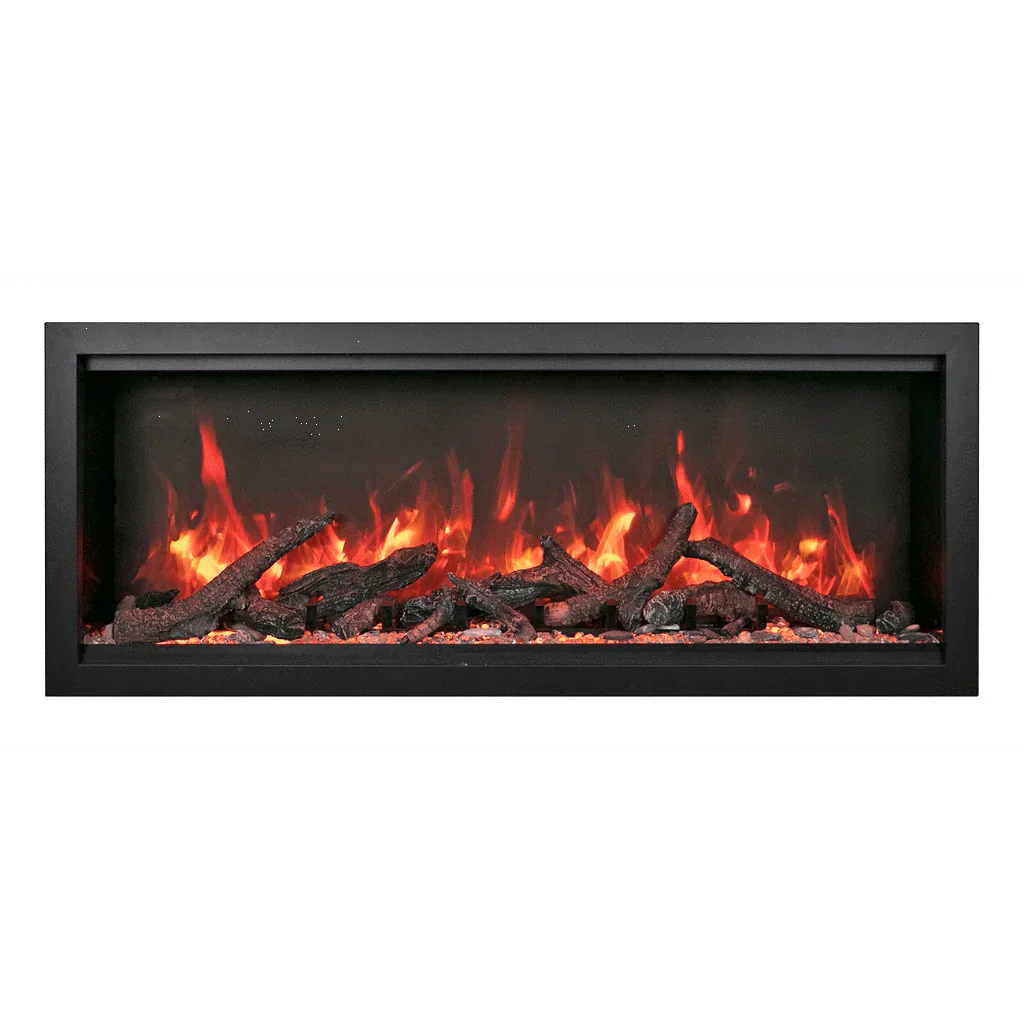 Amantii Symmetry Extra Tall Bespoke 74" Indoor Outdoor Built-In Smart Electric Fireplace | SYM-74-XT-BESPOKE