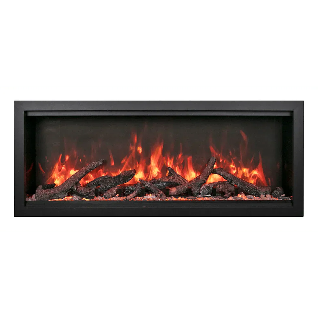Amantii Symmetry Extra Tall Bespoke 50" Indoor Outdoor Built-In Smart Electric Fireplace | SYM-50-XT-BESPOKE