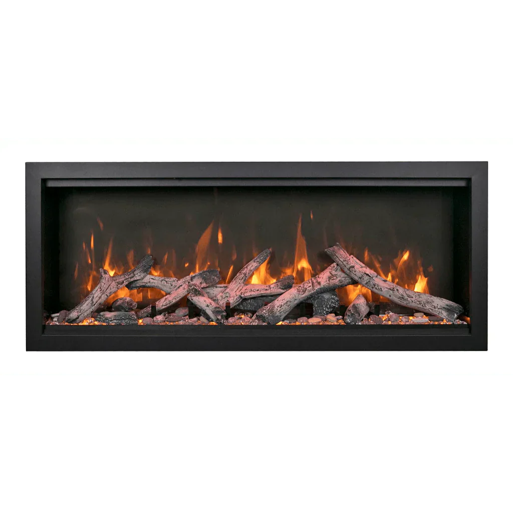 Amantii Symmetry Extra Tall Bespoke 50" Indoor Outdoor Built-In Smart Electric Fireplace | SYM-50-XT-BESPOKE