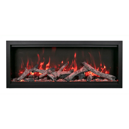 Amantii Symmetry Extra Tall Bespoke 74" Indoor Outdoor Built-In Smart Electric Fireplace | SYM-74-XT-BESPOKE