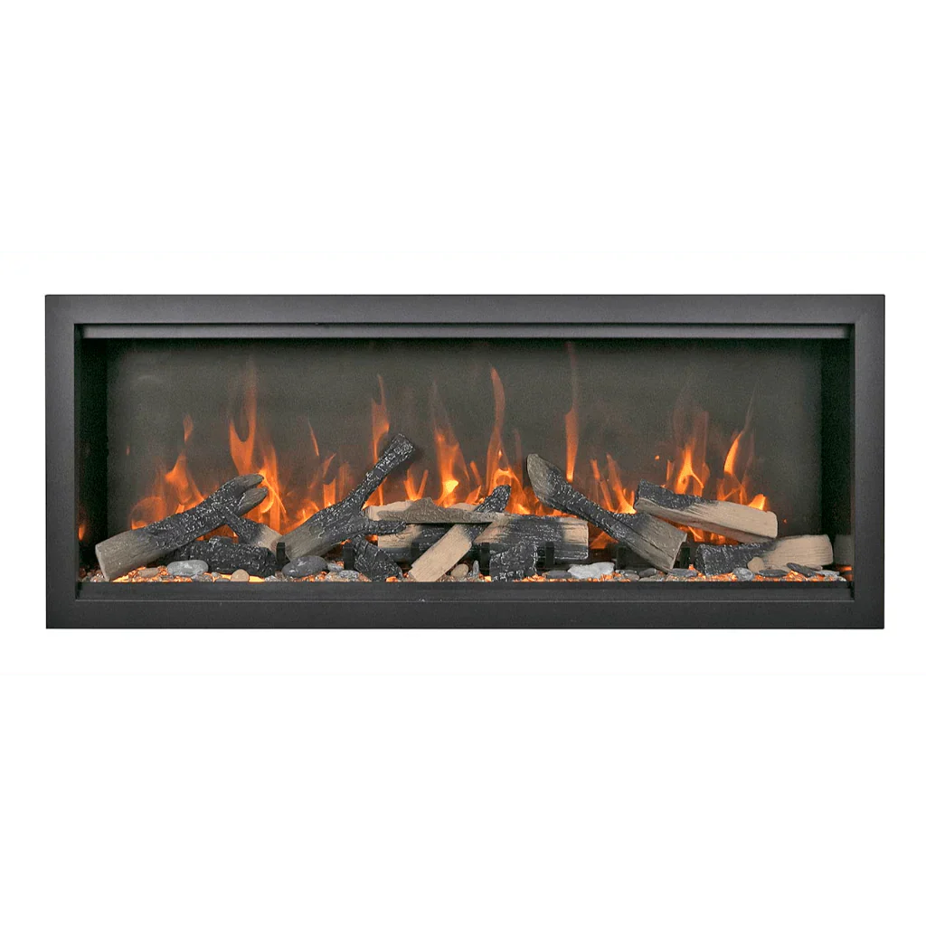 Amantii Symmetry Extra Tall Bespoke 74" Indoor Outdoor Built-In Smart Electric Fireplace | SYM-74-XT-BESPOKE