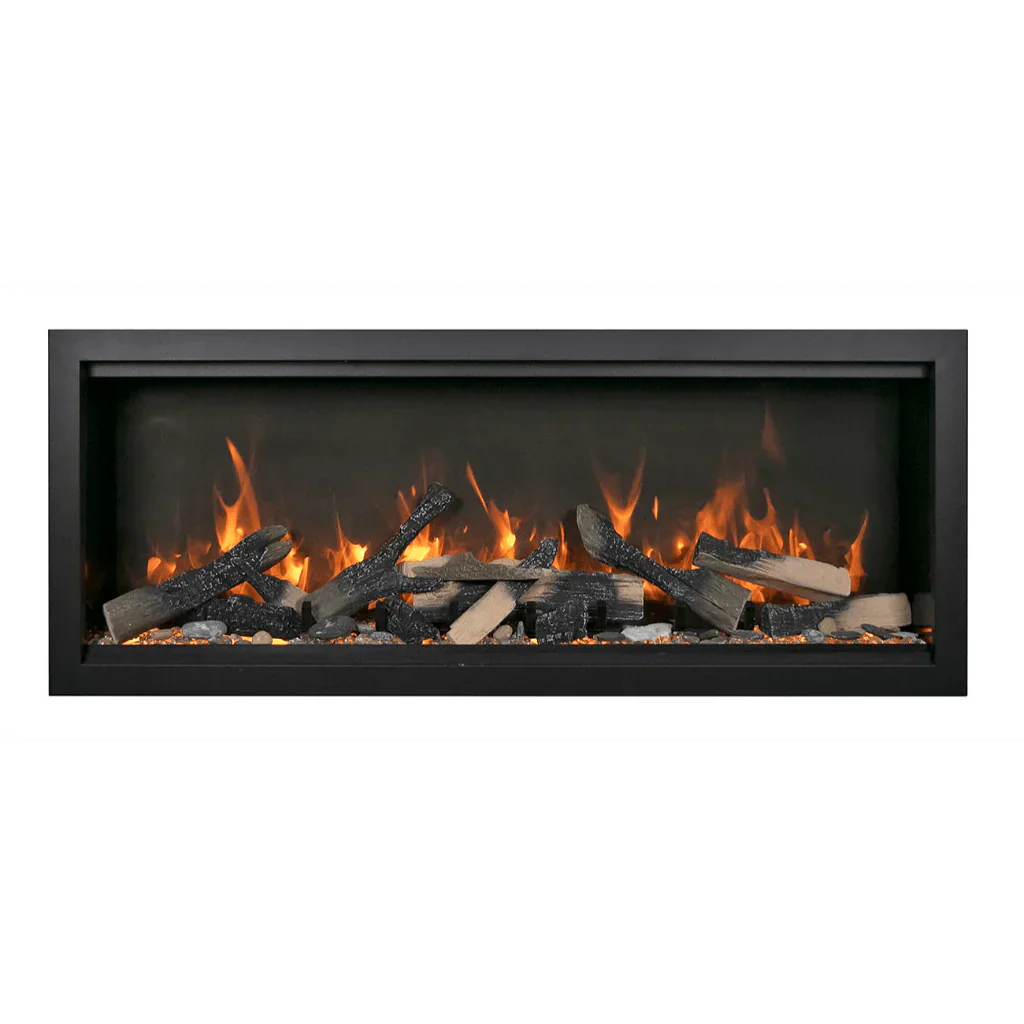 Amantii Symmetry Extra Tall Bespoke 50" Indoor Outdoor Built-In Smart Electric Fireplace | SYM-50-XT-BESPOKE