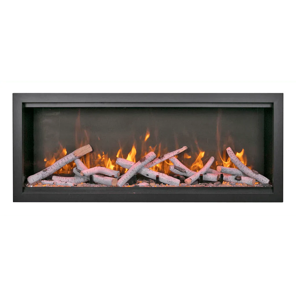Amantii Symmetry Extra Tall Bespoke 74" Indoor Outdoor Built-In Smart Electric Fireplace | SYM-74-XT-BESPOKE