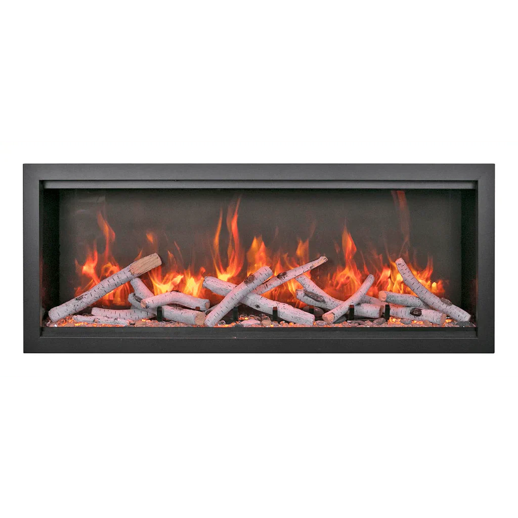 Amantii Symmetry Extra Tall Bespoke 60" Indoor Outdoor Built-In Smart Electric Fireplace | SYM-60-XT-BESPOKE