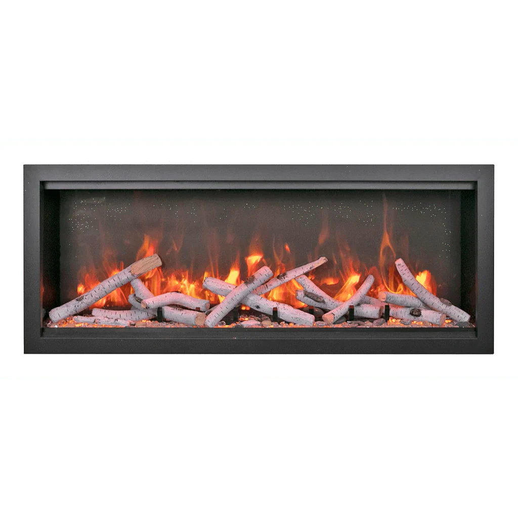 Amantii Symmetry Extra Tall Bespoke 50" Indoor Outdoor Built-In Smart Electric Fireplace | SYM-50-XT-BESPOKE