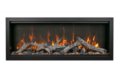 Amantii Symmetry Extra Tall Bespoke 60" Indoor Outdoor Built-In Smart Electric Fireplace | SYM-60-XT-BESPOKE