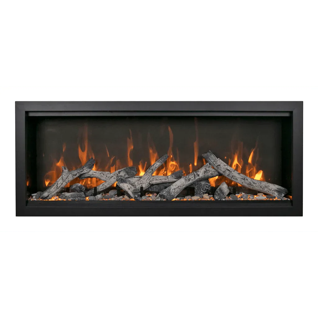 Amantii Symmetry Extra Tall Bespoke 74" Indoor Outdoor Built-In Smart Electric Fireplace | SYM-74-XT-BESPOKE