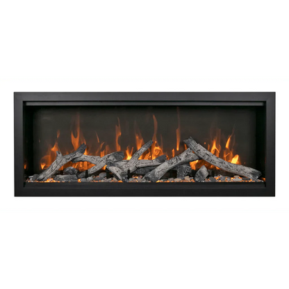 Amantii Symmetry Extra Tall Bespoke 74" Indoor Outdoor Built-In Smart Electric Fireplace | SYM-74-XT-BESPOKE