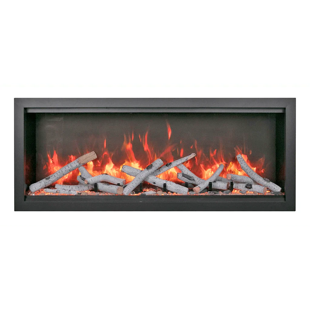 Amantii Symmetry Extra Tall Bespoke 60" Indoor Outdoor Built-In Smart Electric Fireplace | SYM-60-XT-BESPOKE