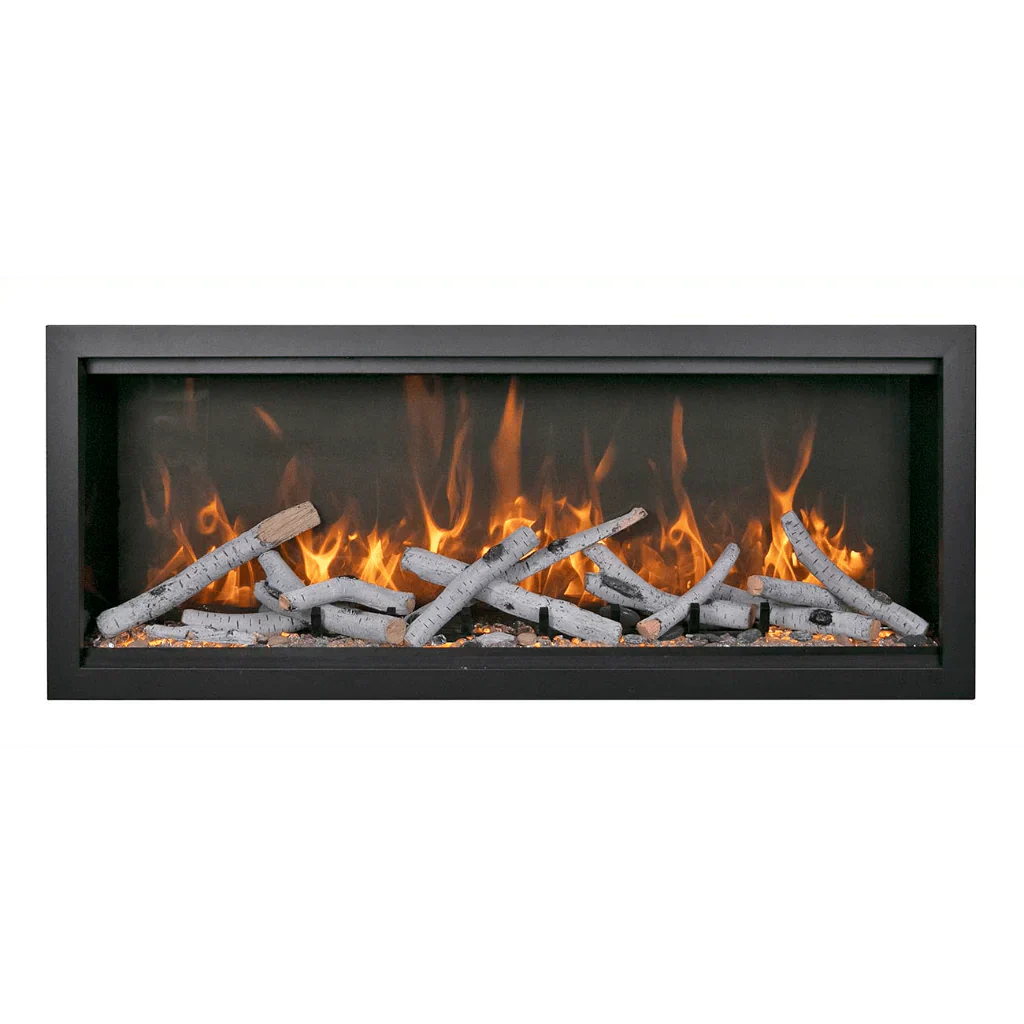 Amantii Symmetry Extra Tall Bespoke 60" Indoor Outdoor Built-In Smart Electric Fireplace | SYM-60-XT-BESPOKE