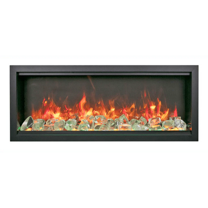 Amantii Symmetry Extra Tall Bespoke 60" Indoor Outdoor Built-In Smart Electric Fireplace | SYM-60-XT-BESPOKE