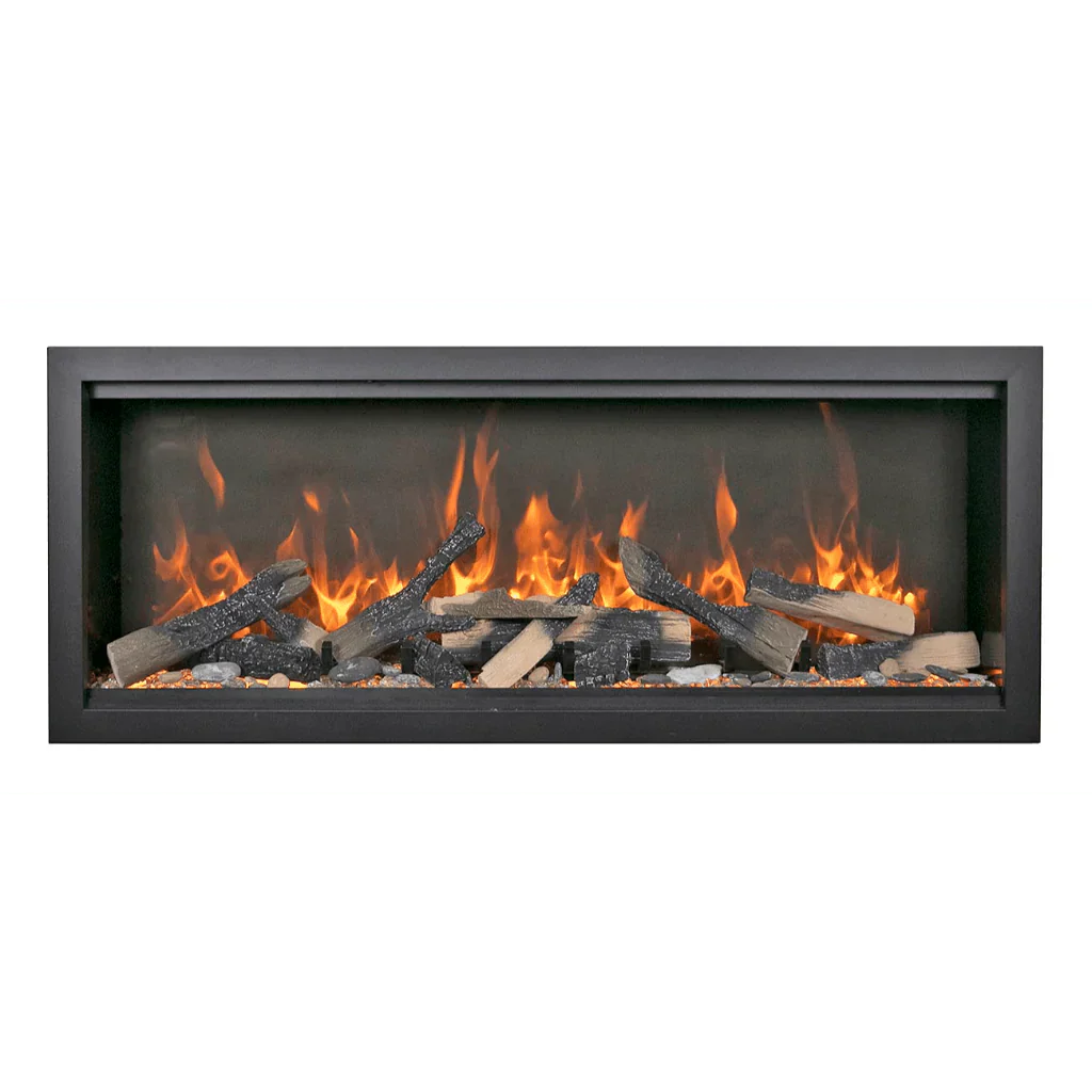 Amantii Symmetry Extra Tall Bespoke 74" Indoor Outdoor Built-In Smart Electric Fireplace | SYM-74-XT-BESPOKE