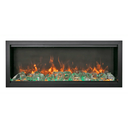 Amantii Symmetry Extra Tall Bespoke 50" Indoor Outdoor Built-In Smart Electric Fireplace | SYM-50-XT-BESPOKE