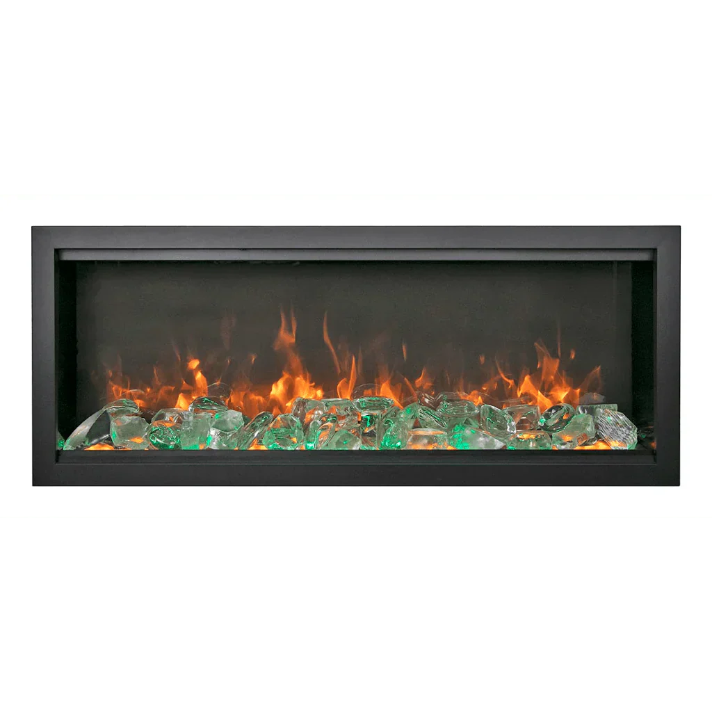 Amantii Symmetry Extra Tall Bespoke 60" Indoor Outdoor Built-In Smart Electric Fireplace | SYM-60-XT-BESPOKE