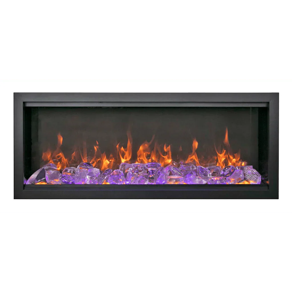 Amantii Symmetry Extra Tall Bespoke 60" Indoor Outdoor Built-In Smart Electric Fireplace | SYM-60-XT-BESPOKE