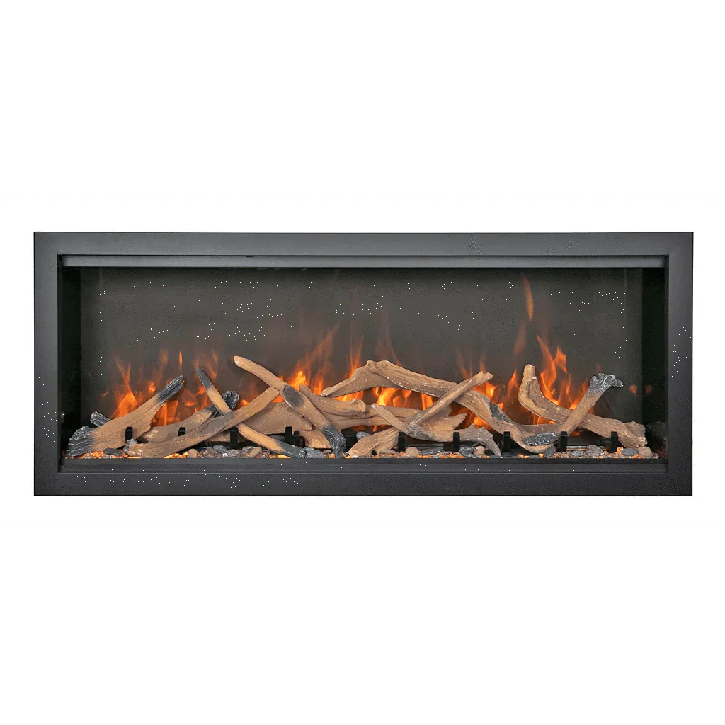 Amantii Symmetry Extra Tall Bespoke 74" Indoor Outdoor Built-In Smart Electric Fireplace | SYM-74-XT-BESPOKE