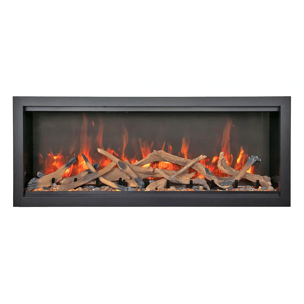 Amantii Symmetry Extra Tall Bespoke 50" Indoor Outdoor Built-In Smart Electric Fireplace | SYM-50-XT-BESPOKE