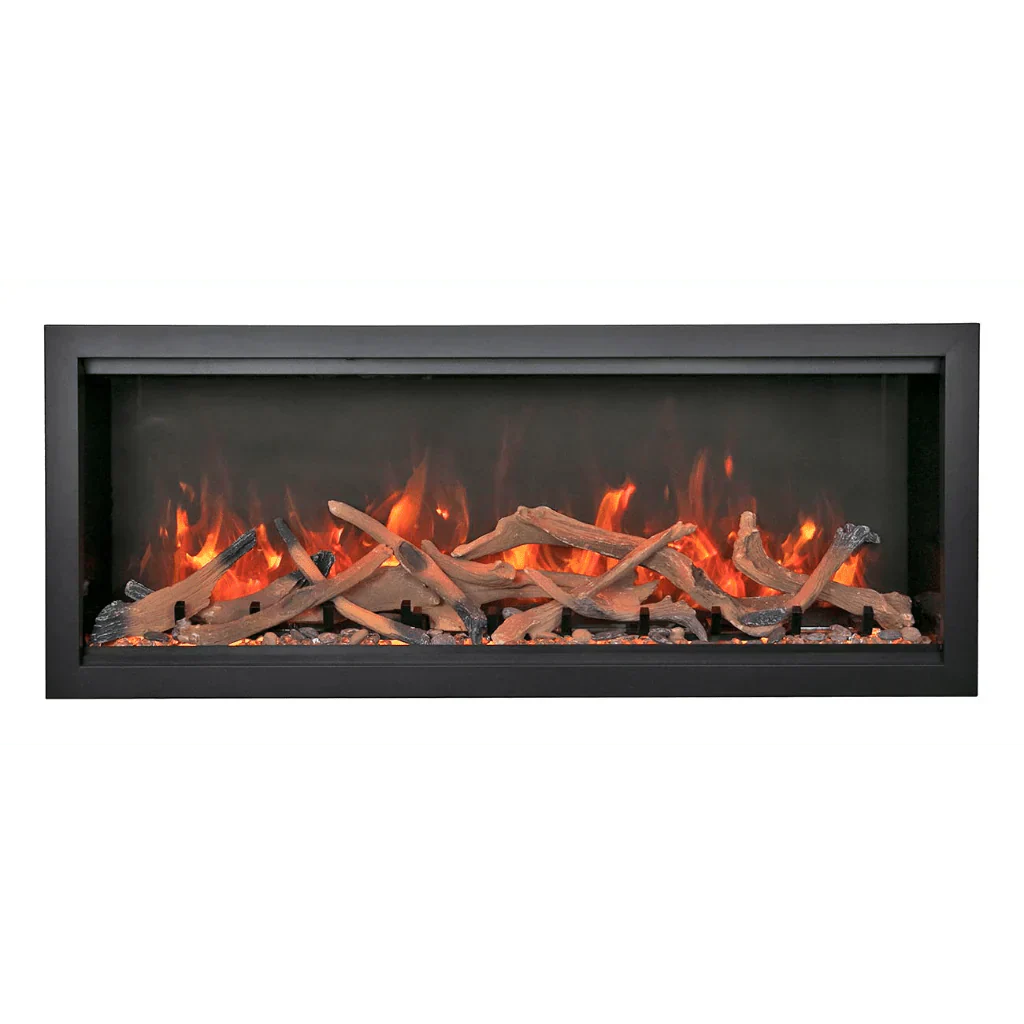 Amantii Symmetry Extra Tall Bespoke 50" Indoor Outdoor Built-In Smart Electric Fireplace | SYM-50-XT-BESPOKE