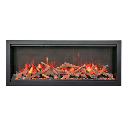 Amantii Symmetry Extra Tall Bespoke 74" Indoor Outdoor Built-In Smart Electric Fireplace | SYM-74-XT-BESPOKE