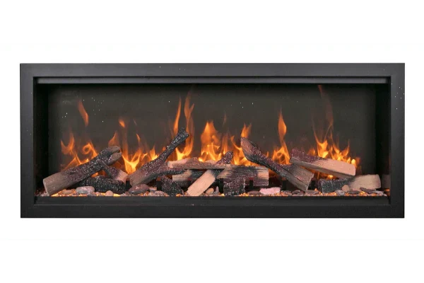 Amantii Symmetry Extra Tall Bespoke 50" Indoor Outdoor Built-In Smart Electric Fireplace | SYM-50-XT-BESPOKE