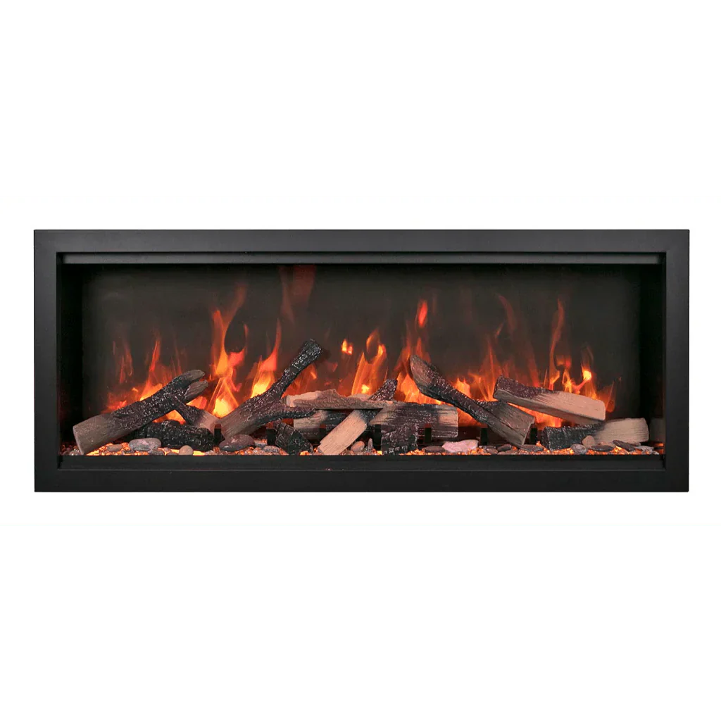 Amantii Symmetry Extra Tall Bespoke 60" Indoor Outdoor Built-In Smart Electric Fireplace | SYM-60-XT-BESPOKE