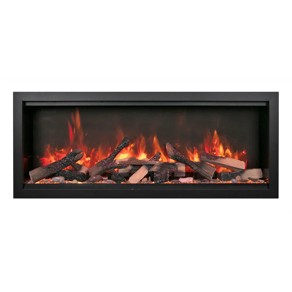 Amantii Symmetry Extra Tall Bespoke 74" Indoor Outdoor Built-In Smart Electric Fireplace | SYM-74-XT-BESPOKE