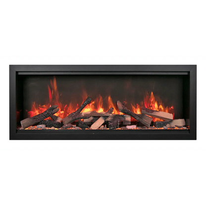 Amantii Symmetry Extra Tall Bespoke 60" Indoor Outdoor Built-In Smart Electric Fireplace | SYM-60-XT-BESPOKE