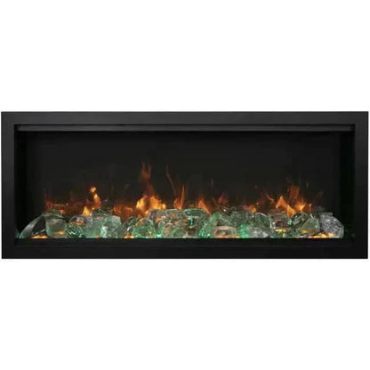 Amantii Symmetry Xtra Tall Bespoke 88" Indoor Outdoor Built-In Smart Electric Fireplace | SYM-88-XT-BESPOKE