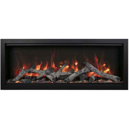 Amantii Symmetry Xtra Tall Bespoke 88" Indoor Outdoor Built-In Smart Electric Fireplace | SYM-88-XT-BESPOKE