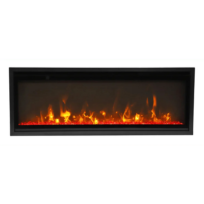 Amantii Symmetry Xtra Slim 42" Indoor Outdoor Built-In Smart Electric Fireplace | SYM-SLIM-42