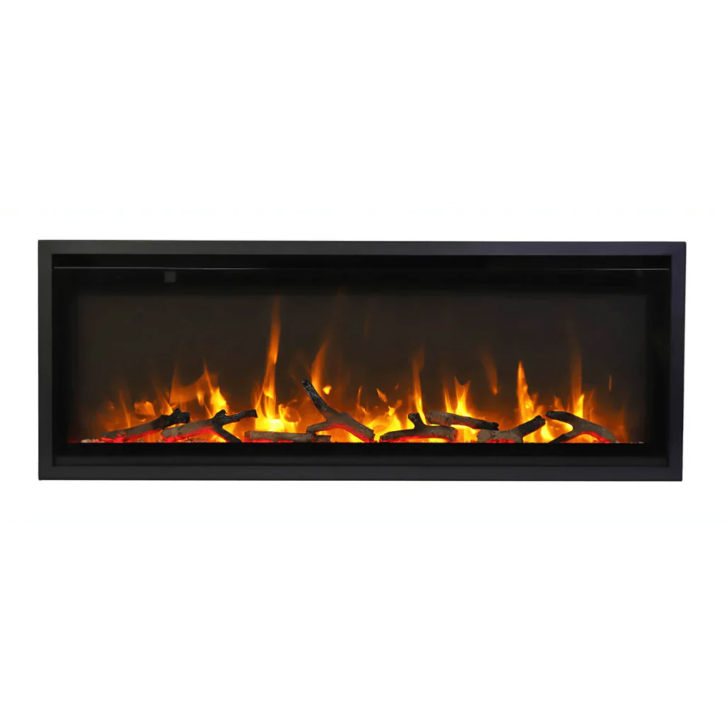 Amantii Symmetry Xtra Slim 50" Indoor Outdoor Built-In Smart Electric Fireplace | SYM-SLIM-50
