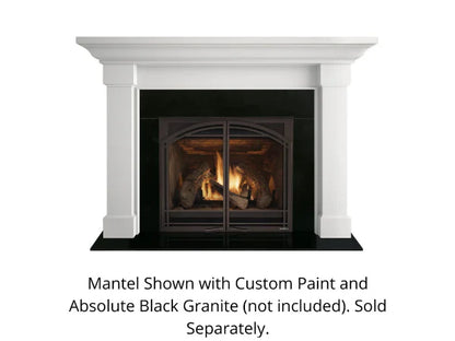 Majestic Kenwood B Flush Wood Mantel Maple Unfinished