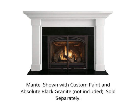 Majestic Kenwood B Flush Wood Mantel Maple Unfinished