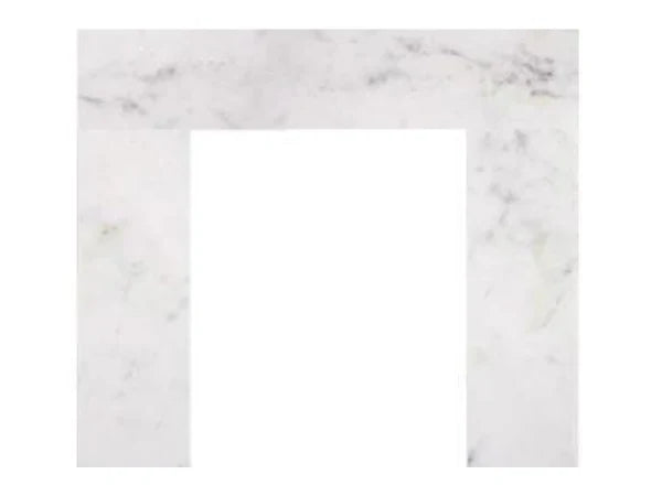 Majestic MBBVMS2PK1 Set 2 Single-Pack Bianco White Marble Stone Surround