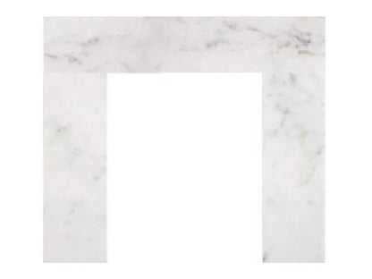 Majestic MBBVMS2PK1 Set 2 Single-Pack Bianco White Marble Stone Surround