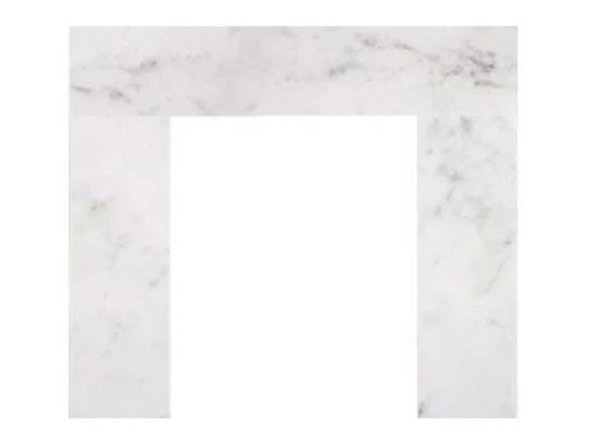 Majestic MBBVMS3PK1 Set 3 Single-Pack Bianco White Marble Stone Surround