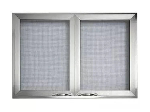 Majestic VOFBSD-36 36" Stainless Steel Mesh Door for Vesper Gas Fireplace