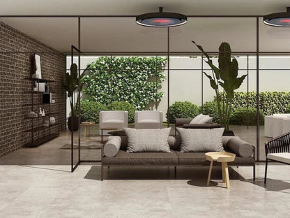 Bromic Heating 24" Twin Straight Ceiling Pole for Eclipse Smart-Heat Electric Heater