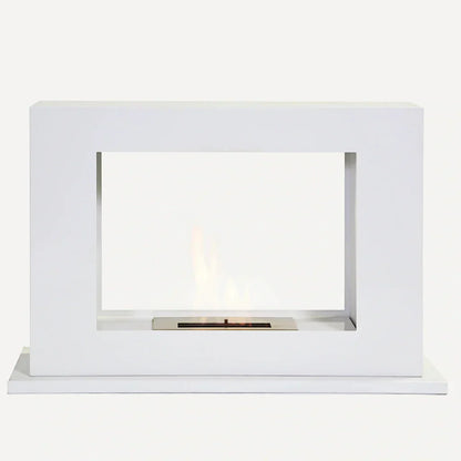 The Bio Flame Rogue 2.0 Double Sided 36" Black Ethanol Fireplace