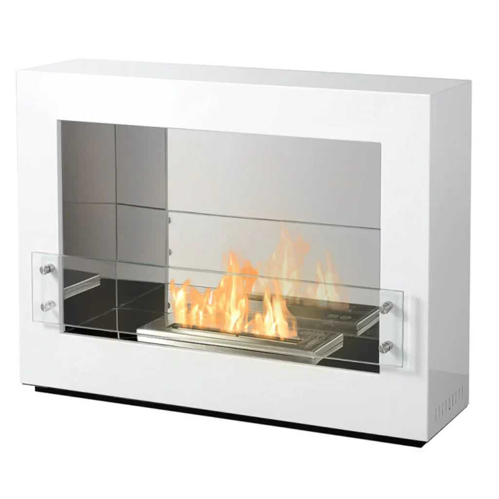 The Bio Flame Rogue 2.0 Single Sided 36" Black Ethanol Fireplace