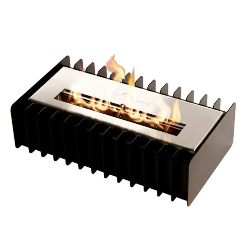 The Bio Flame 16” Ethanol Fireplace Grate Kit | Grate-16-Silver