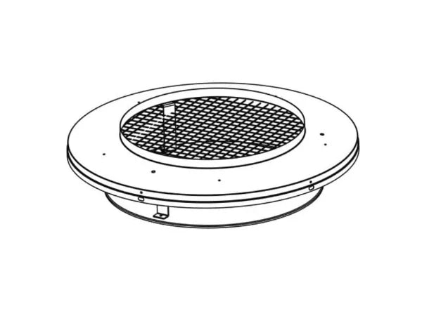 Majestic Round Termination Top Adaptor Kit for Shroud