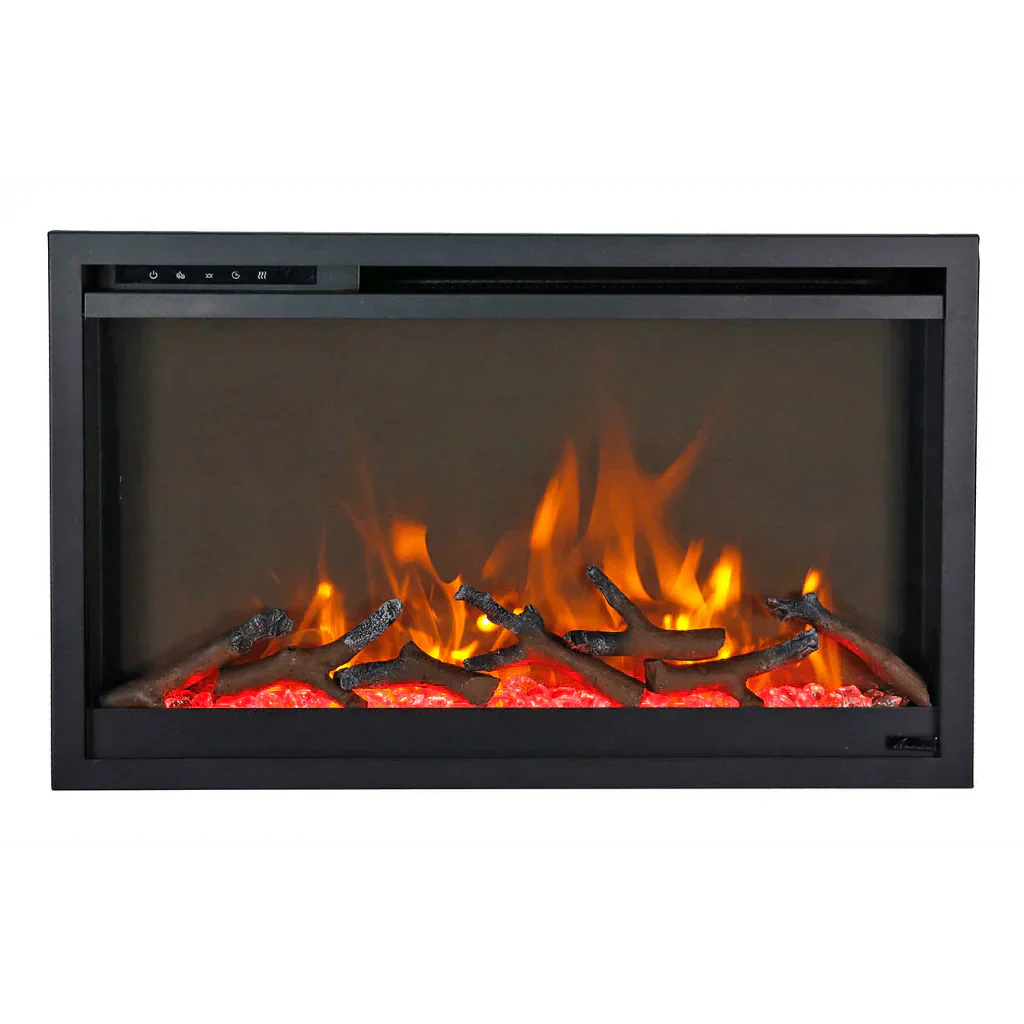 Amantii Traditional Xtraslim 30" Smart Electric Fireplace | TRD-30-XS