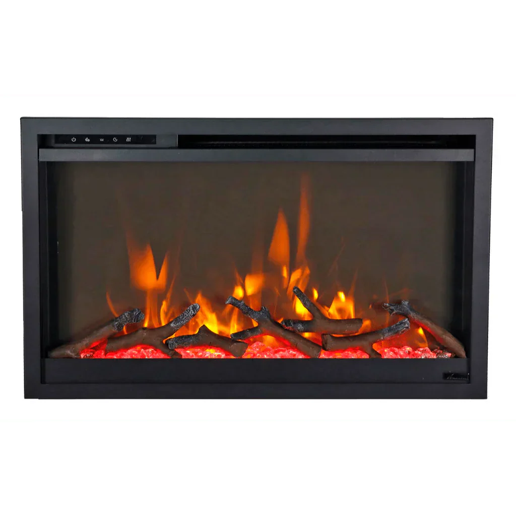 Amantii Traditional Xtraslim 33" Smart Electric Fireplace | TRD-33-XS