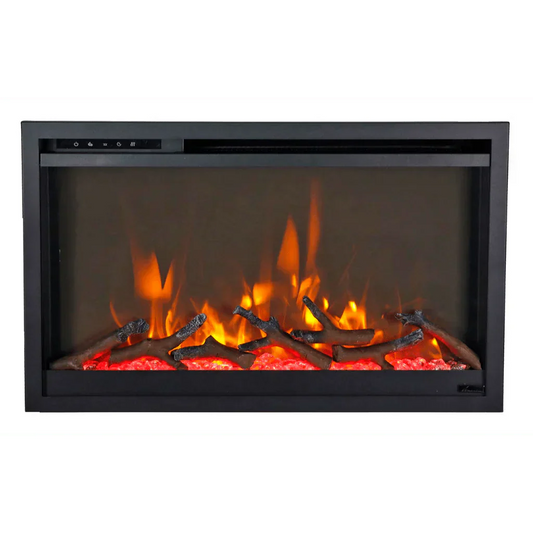 Amantii Traditional Xtraslim 33" Smart Electric Fireplace | TRD-33-XS