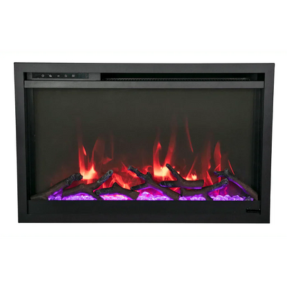 Amantii Traditional Xtraslim 33" Smart Electric Fireplace | TRD-33-XS